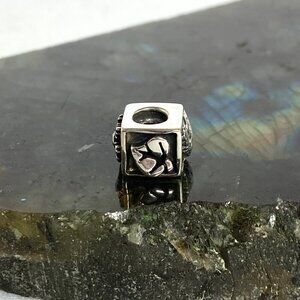 Chamilia Sterling Silver 925 CHAM Square Four Seasons Charm Bead